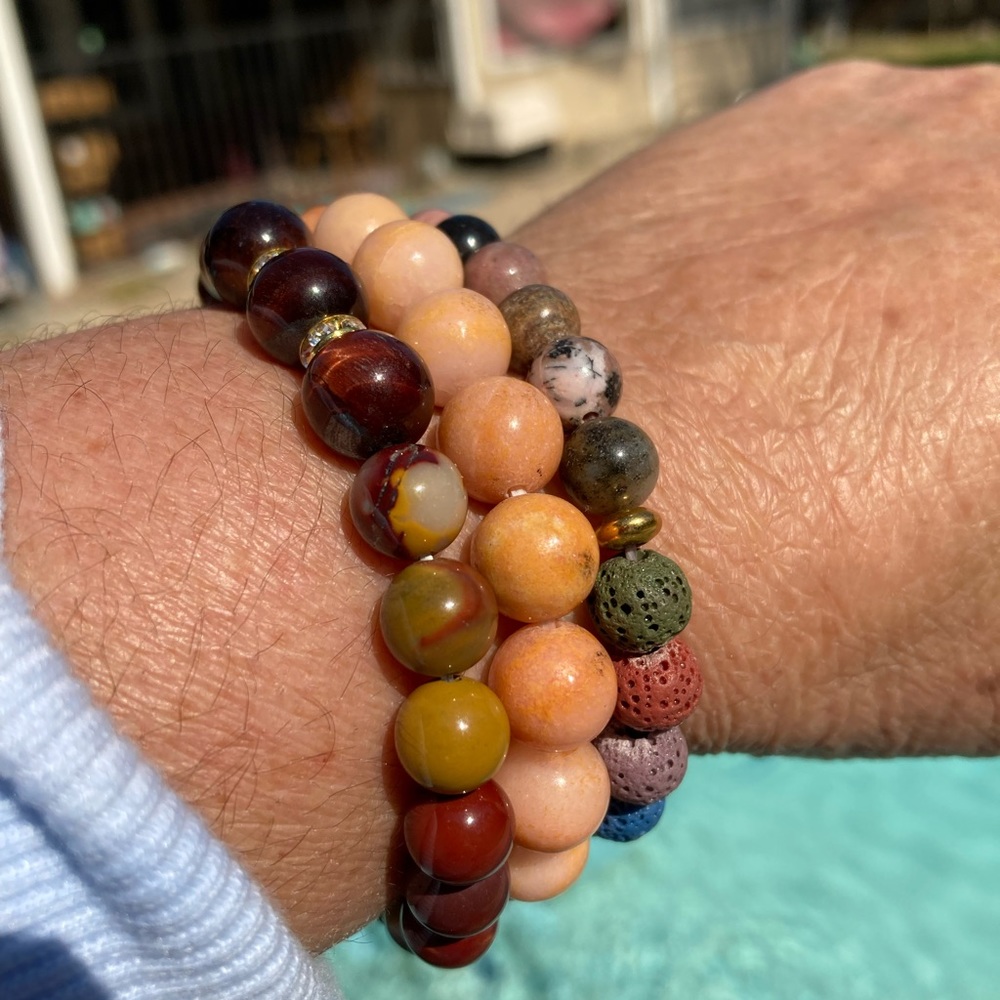 Beautiful colored bracelets